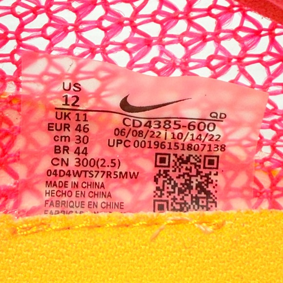 Nike Air Zoom Victory CD4385‑600 Pink/Black/ Laser Orange Track Spikes 12 NWOB - Picture 12 of 13